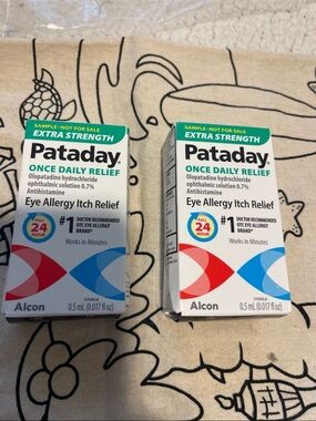 2 x PATADAY Once Daily Relief Eye Drops Allergy Itch Relief Antihistamine